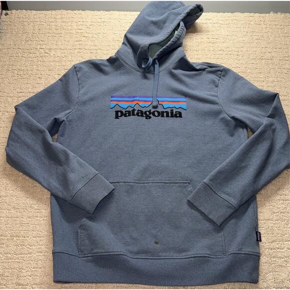 Patagonia Pants - Patagonia‎ Men’s Uprisal Hoodie Sweatshirt Large Blue Gray Logo Pullover